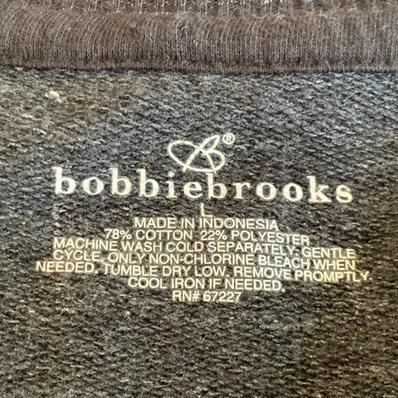 Bobbie Brooks black/grey v neck sweatshirt - Picture 2 of 6